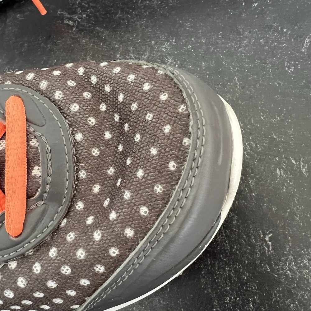 Adidas Size 8 Duramo 6 Adiprene Running Shoes Sneakers Gray Orange - very clean - Picture 10 of 16